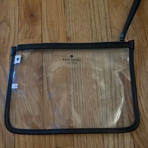 Clear Kate Spade Wristlet